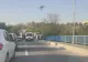 Clipe de groază pentru clienții unui taxi. Au fost la un pas să cadă cu mașina de pe podul de la Medgidia