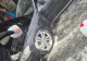 Accident rutier în București. O mașină a intrat în coliziune cu un tramvai aflat în mers, apoi a fost proiectată în tramvaiul care venea din sens opus