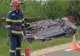 Accident teribil în Argeș, două persoane au murit pe loc după ce s-au răsturnat cu mașina