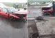 Ferrari făcut praf într-un accident rutier, între Turda și Cluj-Napoca. 2 bărbați au ajuns la spital - FOTO