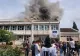 Scene șocante într-o instituție de învățământ. Elevii clasei a 9-a au dat foc liceului la final de an