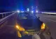 Accident pe A3: O vacă a fost lovită de două maşini! Una dintre ele s-a răsturnat