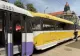 Două tramvaie s-au ciocnit în plină zi, la Timișoara. Unul dintre vatmani, transportat la spital