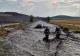 12 autoturisme și un microbuz, surprinse de o viitură în județul Tulcea. Traficul pe DN 22D, blocat timp de o oră: imagini șocante FOTO & VIDEO