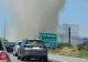 Incendiu de proporții pe Autostrada Soarelui. Traficul rutier a fost întrerupt pe ambele sensuri, în zona Fundulea