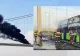 Probleme pe podul de la Brăila, după ce un autocar a ars ca o TORȚĂ. Ce trebuie să facă șoferii? - (VIDEO)