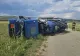 Cisternă cu 10 tone de petrol, răsturnată pe o șosea din Prahova. Trafic blocat, pompierii intervin la fața locului - FOTO