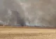 Incendiu masiv de vegetație în România. Drum închis din cauza fumului - VIDEO