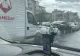 Accident rutier spectaculos în București! 7 mașini au intrat în coliziune