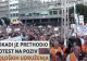 Proteste masive cu mii de oameni. Gară blocată în Serbia