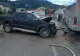 Mașină făcută zob de autocar, în Suceava. Patru persoane au fost grav rănite