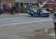 Mașină de poliție, răsturnată de un șofer grăbit, după ce a ieșit din benzinărie. Polițistul a ajuns la spital FOTO/VIDEO