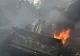 Buldoexcavator cuprins de flăcări în timp ce se afla în mers, în județul Giurgiu! 10 hectare de vegetație mistuite de incendiu