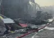 Incendiu puternic în Sibiu! Un depozit de materiale de construcții a fost cuprins de flăcări