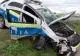 Mașină de poliție implicată între-un accident pe DN 22 în Vrancea. Circulația a fost îngreunată
