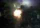 Două TIR-uri încărcate cu piatră s-au ciocnit violent pe o șosea din județul Vâlcea. Unul dintre ele s-a răsturnat și a luat foc