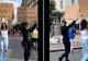 Jandarmeria a ieșit la recrutat pe străzi cu două ispite. O influenceriță și o jandarmeriță în uniformă au defilat în Capitală cu două pancarte