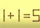 Test IQ doar pentru genii: Rezolvă ecuația 11 + 1 = 5 în doar câteva secunde