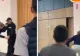VIDEO - Luptă între un paznic în vârstă și o hoață într-un mall din Cluj, în timp ce toți filmează și comentează de pe margine