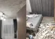 Bucăți din tavanul unui bloc ANL din Dej s-au PRĂBUȘIT la câțiva pași de pătuțul în care se afla un bebeluș