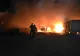 Incendiu de proporții în localitatea 2 Mai. Mai multe cisterne GPL au luat foc și s-au auzit EXPLOZII. S-a emis RO Alert - FOTO