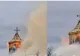 Biserică în flăcări, în ziua de Crăciun. Pompierii intervin contra cronometru