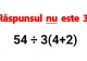 Test IQ de weekend! Puțini români știu să rezolve ecuația 54:3(4+2)