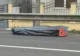 Incident șocant, în trafic! Mașina de la Pompe funebre a pierdut mortul pe drum - sacul a căzut pe șosea