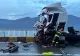 Accident grav la Porțile de Fier. Două TIR-uri s-au tamponat violent. Unul dintre camionagii a decedat pe loc FOTO