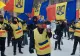 Angajații CFR, pentru a doua zi în stradă. Zeci de oameni protestează în fața Ministerului Transporturilor