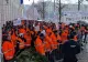 VIDEO. Protest al angajaților CNAIR în fața Ministerului de Finanțe. „Suntem în pragul unui dezastru rutier și social”