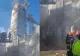 Incendiu de proporții la un uscător de cereale din Mureș. Pompierii s-au luptat timp de trei ore cu flăcările 