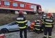 O mașină a fost spulberată de tren, în Bistrița Năsăud. Salvatorii au mobilizat un echipaj de descarcerare