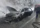 Panică în trafic! O mașină a fost cuprins de flăcări, pe un drum din Suceviţa. Au intervenit pompierii
