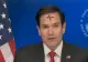 Apariție stranie a secretarului american Mark Rubio. Ce semnificație are crucea neagră din frunte?