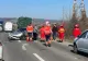 Un camion s-a răsturnat pe DN 2. Circulația a fost blocată. Incidentul nu s-a soldat cu victime