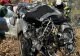 Accident grav în Piatra-Neamț. O mașină a lovit un cap de pod, după care a luat foc. Care este starea șoferului 
