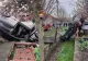 Accident în Cluj. Patru tineri, răniți după ce au aterizat cu mașina într-un șanț 
