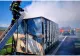 Alertă pe autostrada A1! Un camion încărcat cu deșeuri de cauciuc a luat foc, în zona Ilia-Dobra