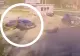 Vremea rea a făcut ravagii în toată țara. VIDEO - Momentul în care vântul pur și simplu mută o mașină din loc