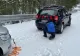 Turiști blocați în zăpadă, în apropiere de Stâna de Vale. Autoritățile au intervenit