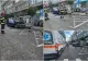 Accident deosebit de grav pe un bulevard intens circulat din Arad. Două mașini s-au făcut țăndări 