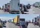 Carambol pe autostrada A1, trei TIR-uri și cinci mașini implicate. A fost activat Planul Roşu de Intervenţie
