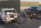 Trafic blocat pe A2. Trei persoane au fost rănite în urma impactului dintre două mașini 