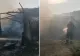 Incendiu puternic în Cluj: patru anexe mistuite de flăcări, intervenție de peste o oră a pompierilor
