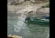 A vrut să-și lanseze skijetul la apă, dar a scăpat și mașina în Dunăre VIDEO