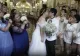 Imagini de senzație în Filipine. Nuntă într-o biserică inundată