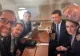 Nicușor Dan, selfie în avion cu miniștrii rezist. Ce caută Dominic Fritz în delegația de Germania