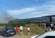 Panică în gara din Pașcani. 52 de pasageri, printre care 32 de copii, autoevacuaţi după ce locomotiva unui tren a luat foc