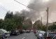 Incendiu de proporții în zona Pieței 16 Februarie din București. Martorii spun că etajul unei case a fost lovit de fulger FOTO+VIDEO